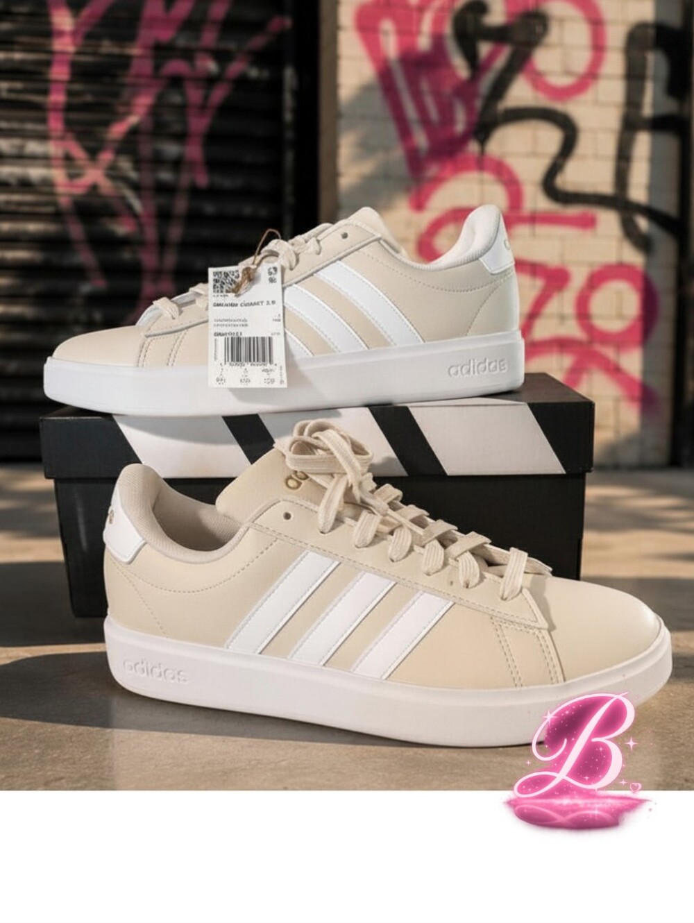 Adidas Grand Court 2.0 Cloudfoam Women's 8.5 White NIB